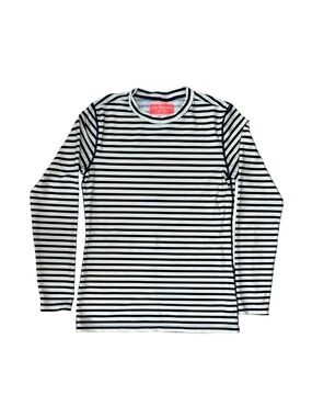 J.Crew Crewcuts Girls Striped Long Sleeve Rash Guard Swim Top - Size 16